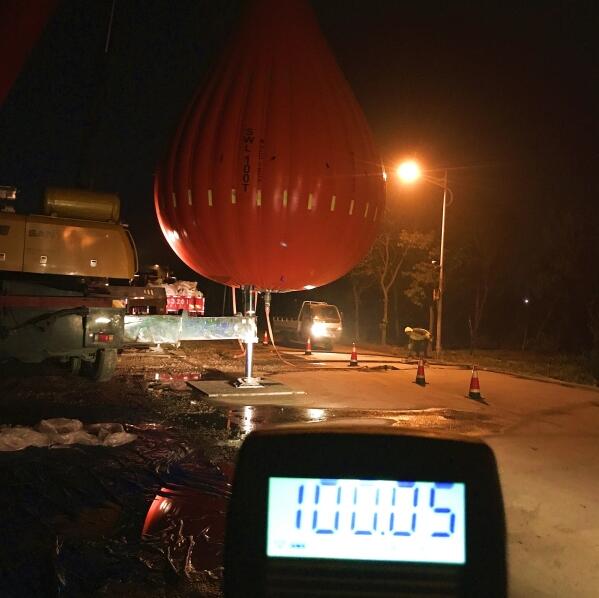 100吨电子称重测力仪器-水袋负载拉力计